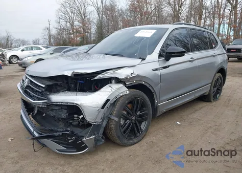 2022 Volkswagen Tiguan 2.0T Se R-Line Black from USA, damaged, VIN 3VV8B7AX6NM165722